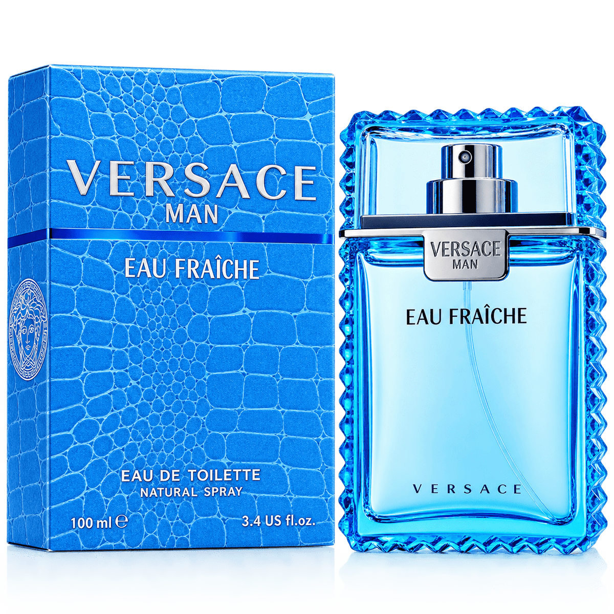 Versace MAN Eau Fraîche Eau de Toilette 3.4 oz 100 ml - Mugg Nest