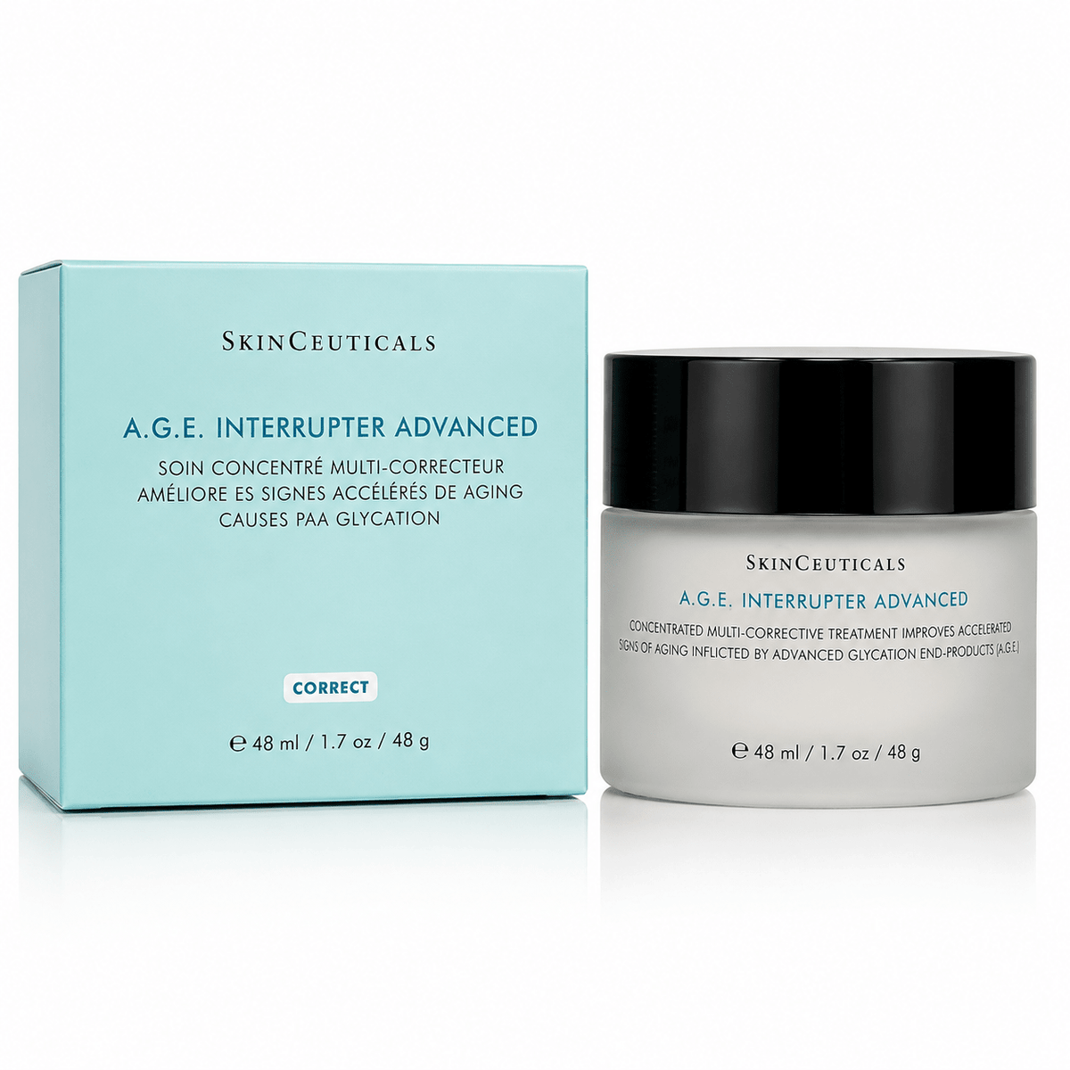 SkinCeuticals A.G.E. Interrupter Advanced Face Cream 1.7 oz / 48 ml New Sealed - Mugg Nest