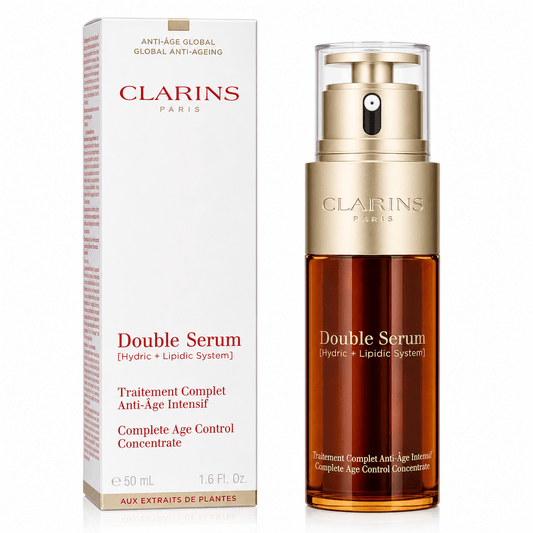 Clarins Double Serum Anti Age Complete Age Control Concentrate 1.6 oz NIB - Mugg Nest