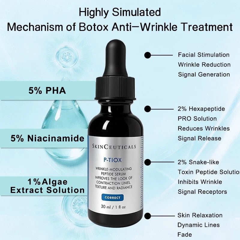 'Skinceuticals' P-TIOX Wrinkle-Modulating Peptide Serum 1 fl oz /30ml NEW SEALED - Mugg Nest