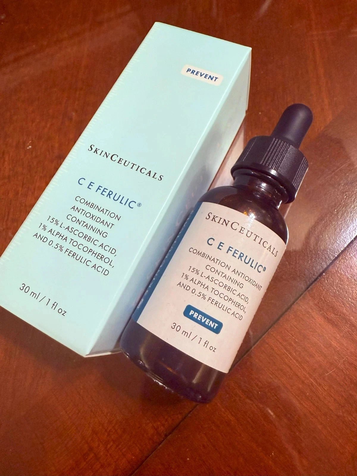 SkinCeuticals CE Ferulic Serum 15% Vitamin C 1oz –Fresh not Oxidized New (Real) - Mugg Nest