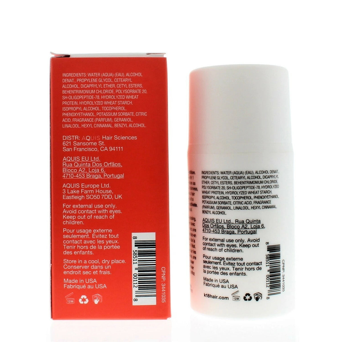 K18 Biomimetic Hairscience Leave-In Molecular Repair Hair Mask 50ml/1.7oz - Mugg Nest