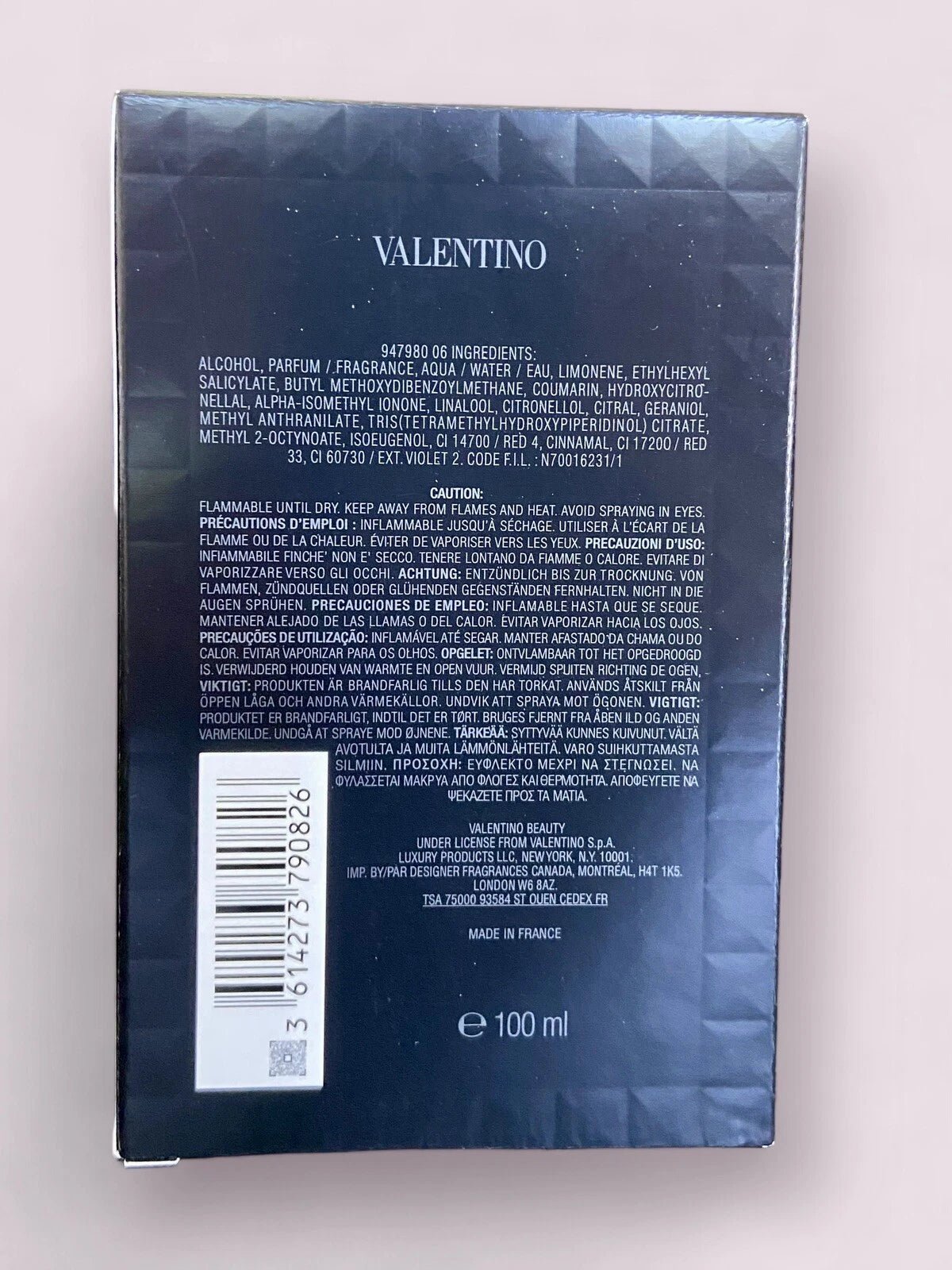 Valentino Uomo Born in Roma Intense 3.4 oz / 100 ml EDP Men's Perfume New In Box - Mugg Nest