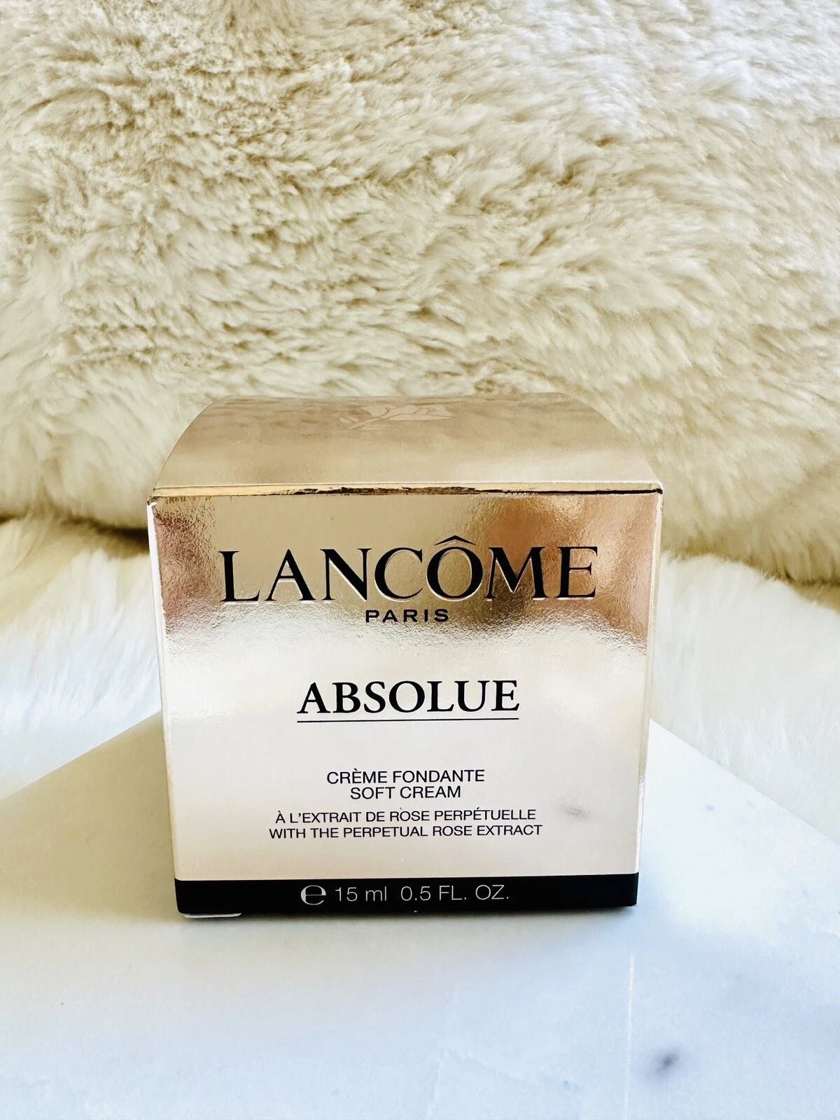 New in Box Lancôme Absolue Soft Cream With Grand Rose Extracts 15ml / 0.5oz - Mugg Nest