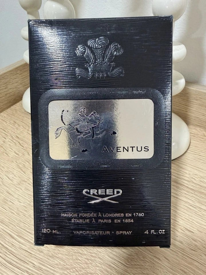 Creed Aventus 120 ml Empty Box – Batch 17Q11 | Authentic Original Packaging - Mugg Nest