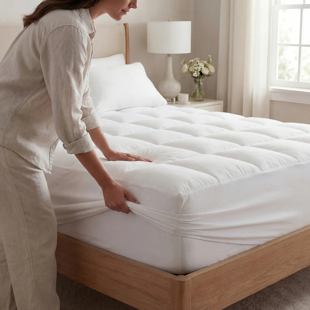 Premium Quilted 1000GSM Luxury Extra Thick Mattress Topper